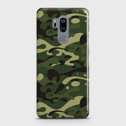 LG G7 ThinQ Cover - Camo Series  - Forest Green Design - Matte Finish - Snap On Hard Case with LifeTime Colors Guarantee