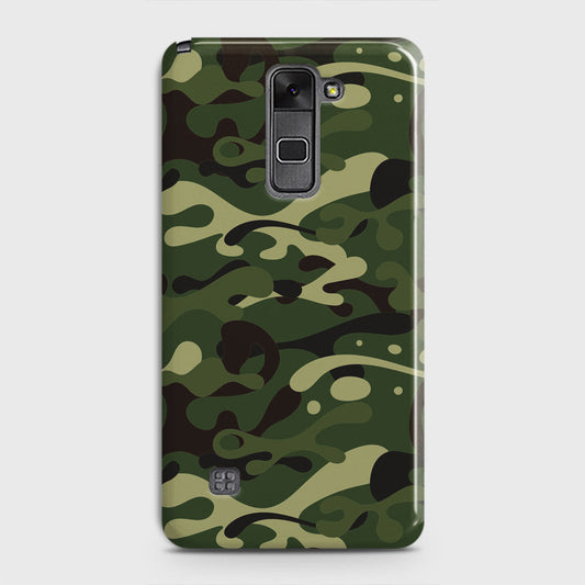 LG Stylus 2 / Stylus 2 Plus / Stylo 2 / Stylo 2 Plus Cover - Camo Series  - Forest Green Design - Matte Finish - Snap On Hard Case with LifeTime Colors Guarantee