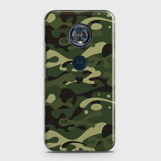 Motorola E5 Plus Cover - Camo Series - Forest Green Design - Matte Finish - Snap On Hard Case with LifeTime Colors Guarantee
