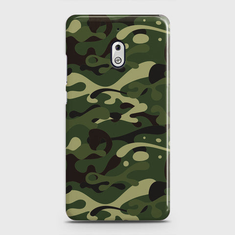 Nokia 2.1 Cover - Camo Series - Forest Green Design - Matte Finish - Snap On Hard Case with LifeTime Colors Guarantee