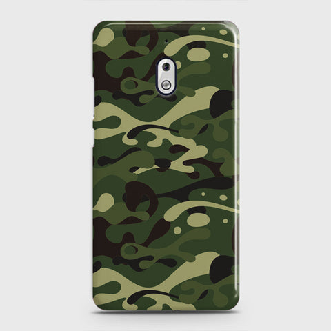 Nokia 2.1 Cover - Camo Series - Forest Green Design - Matte Finish - Snap On Hard Case with LifeTime Colors Guarantee