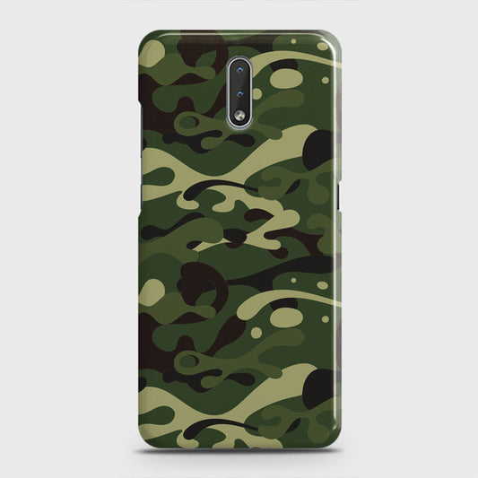Nokia 2.3 Cover - Camo Series - Forest Green Design - Matte Finish - Snap On Hard Case with LifeTime Colors Guarantee