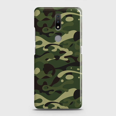 Nokia 2.4 Cover - Camo Series - Forest Green Design - Matte Finish - Snap On Hard Case with LifeTime Colors Guarantee
