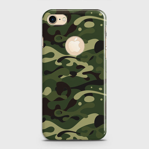 iPhone 8 Cover - Camo Series - Forest Green Design - Matte Finish - Snap On Hard Case with LifeTime Colors Guarantee