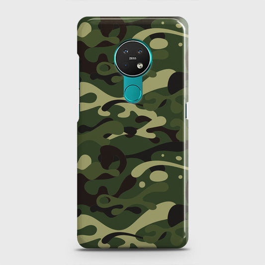 Nokia 6.2 Cover - Camo Series - Forest Green Design - Matte Finish - Snap On Hard Case with LifeTime Colors Guarantee
