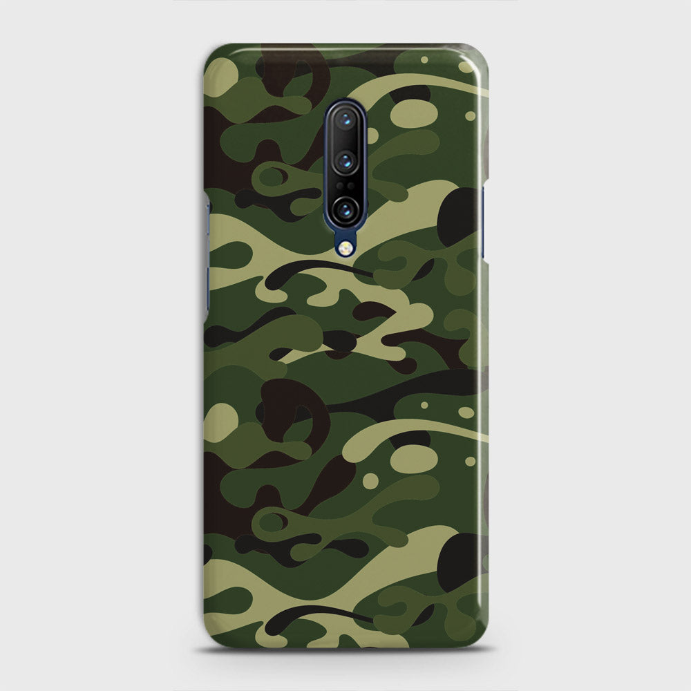 OnePlus 7 Pro  Cover - Camo Series - Forest Green Design - Matte Finish - Snap On Hard Case with LifeTime Colors Guarantee