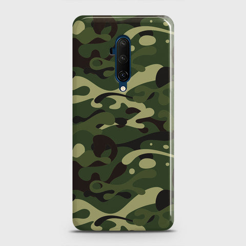 OnePlus 7T Pro  Cover - Camo Series - Forest Green Design - Matte Finish - Snap On Hard Case with LifeTime Colors Guarantee