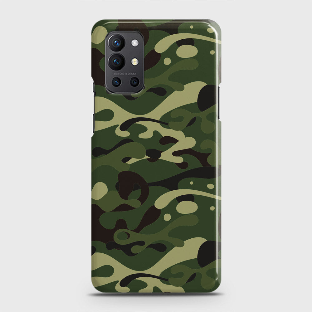 OnePlus 9R  Cover - Camo Series - Forest Green Design - Matte Finish - Snap On Hard Case with LifeTime Colors Guarantee