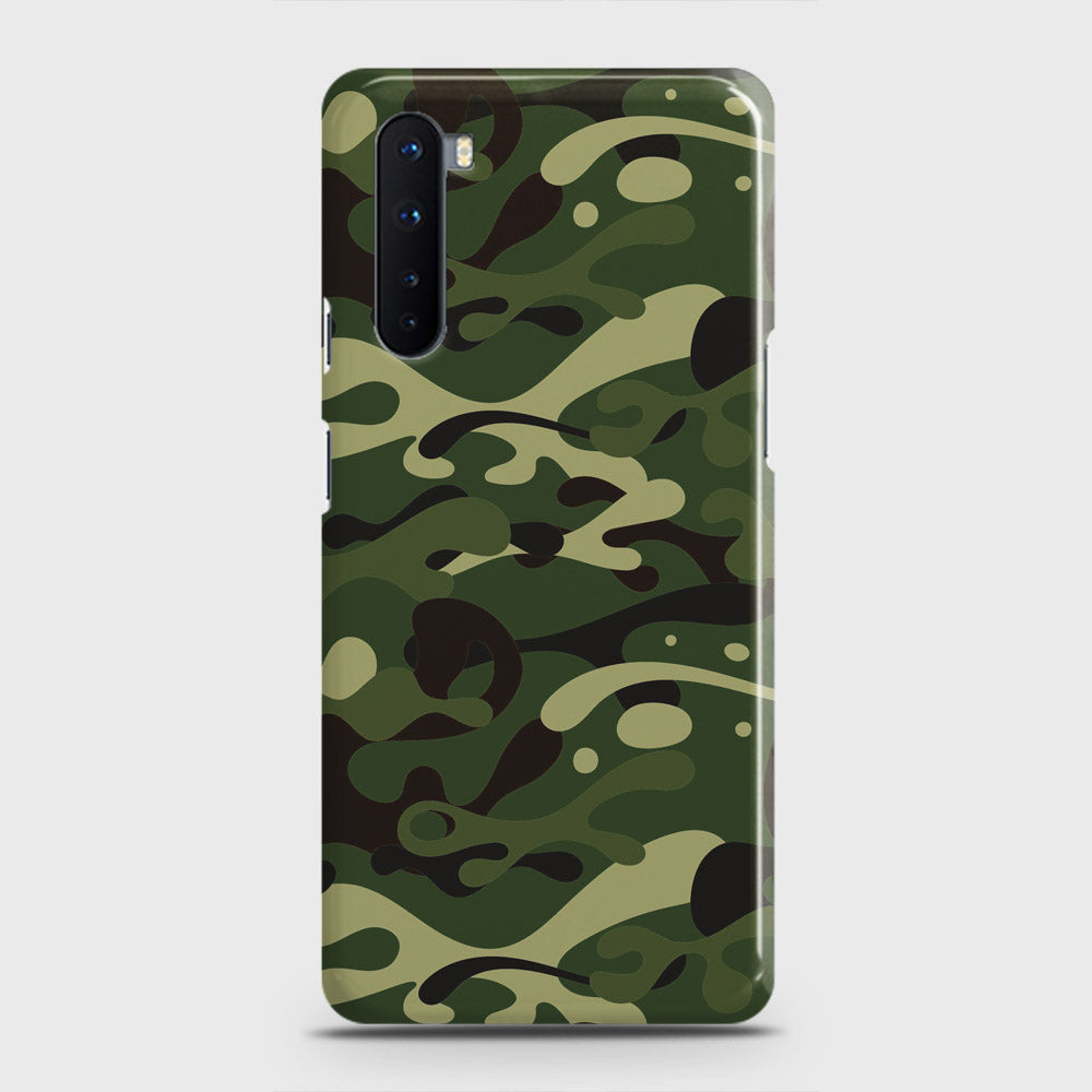 OnePlus Nord  Cover - Camo Series - Forest Green Design - Matte Finish - Snap On Hard Case with LifeTime Colors Guarantee