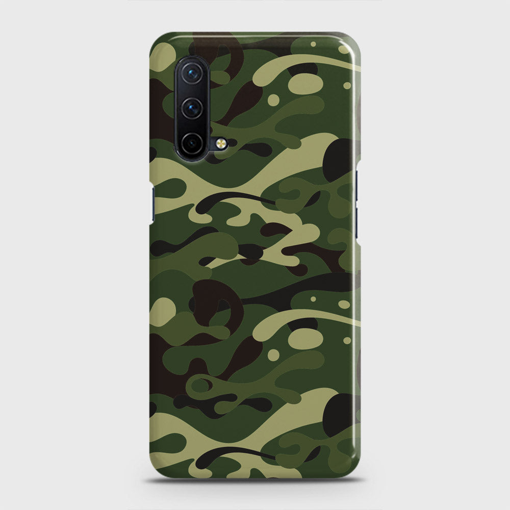 OnePlus Nord CE 5G  Cover - Camo Series - Forest Green Design - Matte Finish - Snap On Hard Case with LifeTime Colors Guarantee