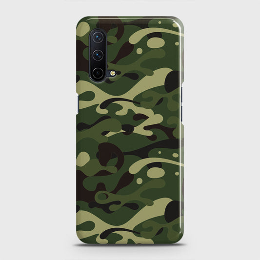 OnePlus Nord CE 5G  Cover - Camo Series - Forest Green Design - Matte Finish - Snap On Hard Case with LifeTime Colors Guarantee