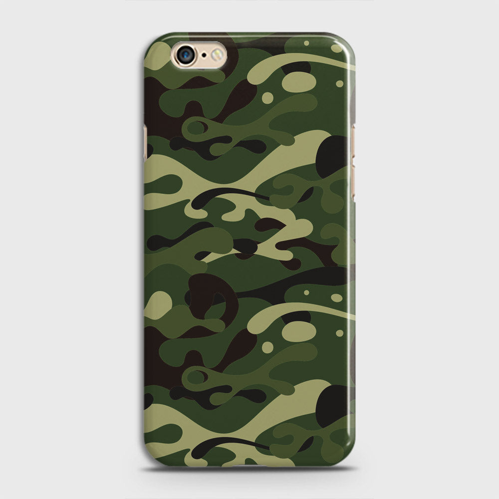 Oppo A57 Cover - Camo Series - Forest Green Design - Matte Finish - Snap On Hard Case with LifeTime Colors Guarantee
