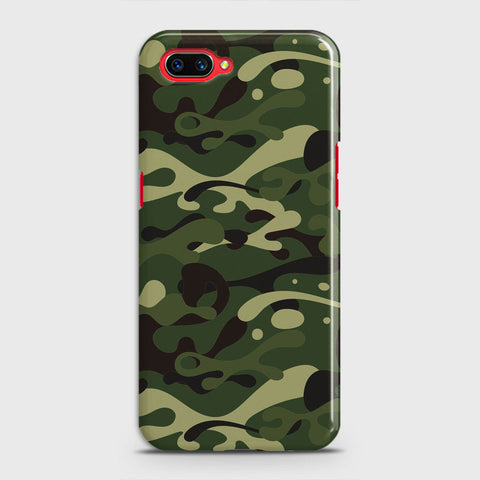 Realme C1 Cover - Camo Series - Forest Green Design - Matte Finish - Snap On Hard Case with LifeTime Colors Guarantee