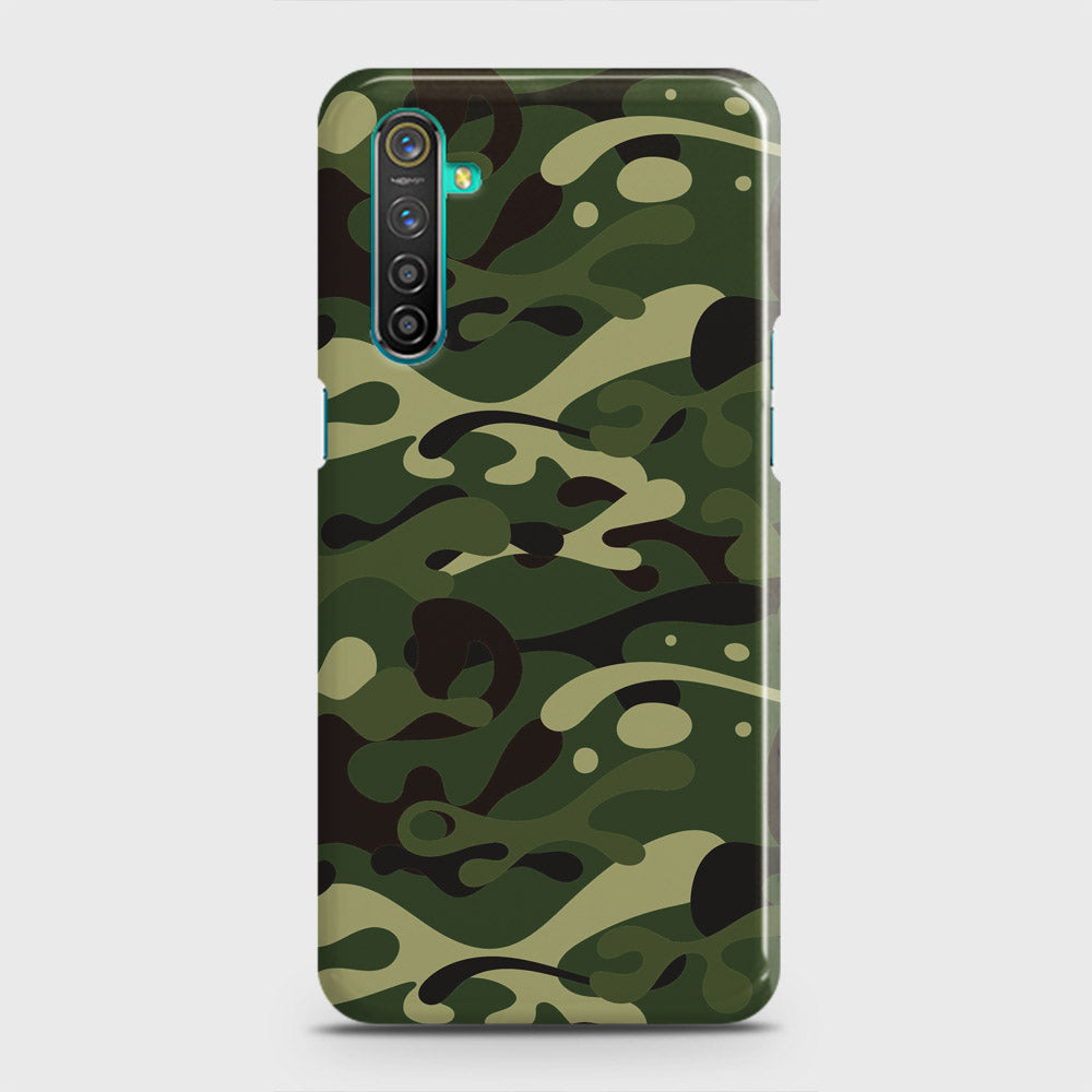 Realme 6i Cover - Camo Series - Forest Green Design - Matte Finish - Snap On Hard Case with LifeTime Colors Guarantee