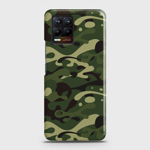 Realme 8 Pro Cover - Camo Series - Forest Green Design - Matte Finish - Snap On Hard Case with LifeTime Colors Guarantee