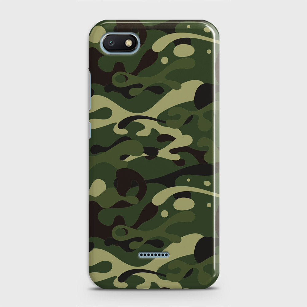 Xiaomi Redmi 6A Cover - Camo Series - Forest Green Design - Matte Finish - Snap On Hard Case with LifeTime Colors Guarantee