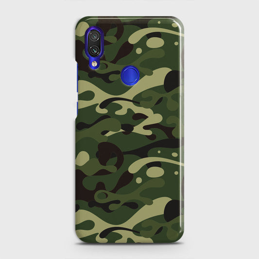Xiaomi Redmi Note 7 Pro Cover - Camo Series - Forest Green Design - Matte Finish - Snap On Hard Case with LifeTime Colors Guarantee