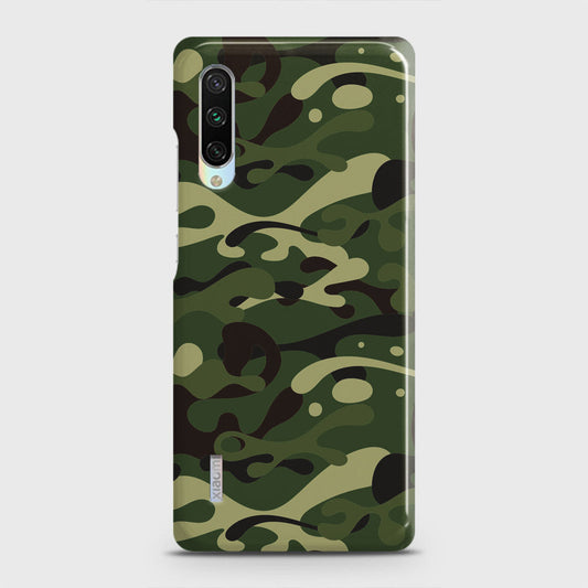 Xiaomi Mi A3 Cover - Camo Series - Forest Green Design - Matte Finish - Snap On Hard Case with LifeTime Colors Guarantee
