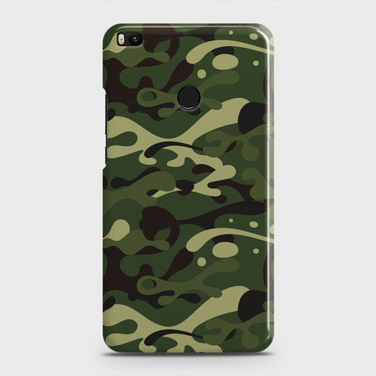 Xiaomi Mi Max 2 Cover - Camo Series - Forest Green Design - Matte Finish - Snap On Hard Case with LifeTime Colors Guarantee
