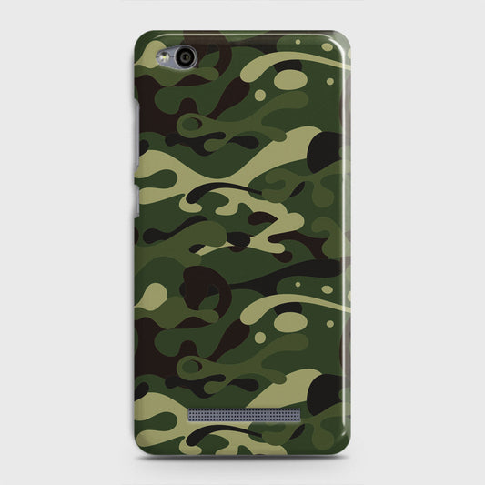 Xiaomi Redmi 4A Cover - Camo Series - Forest Green Design - Matte Finish - Snap On Hard Case with LifeTime Colors Guarantee