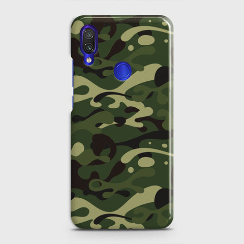 Xiaomi Redmi 7 Cover - Camo Series - Forest Green Design - Matte Finish - Snap On Hard Case with LifeTime Colors Guarantee