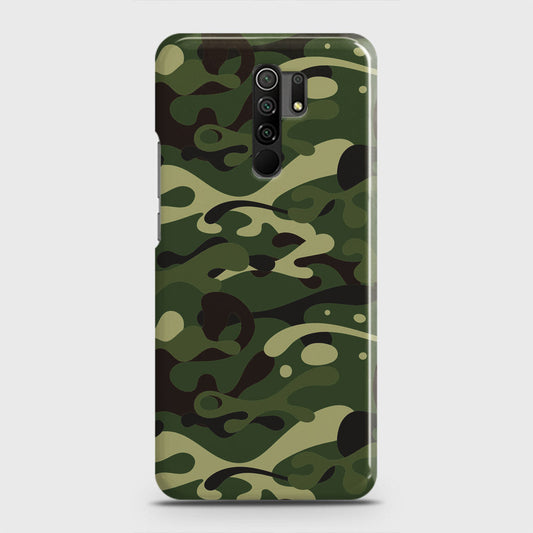 Xiaomi Poco M2 Cover - Camo Series - Forest Green Design - Matte Finish - Snap On Hard Case with LifeTime Colors Guarantee