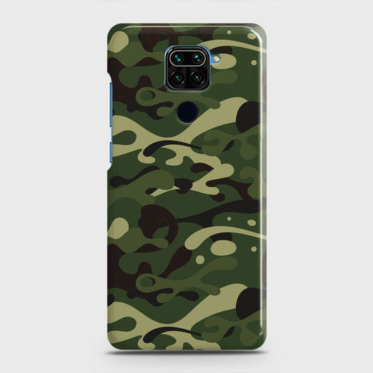 Xiaomi Redmi Note 9 Cover - Camo Series - Forest Green Design - Matte Finish - Snap On Hard Case with LifeTime Colors Guarantee
