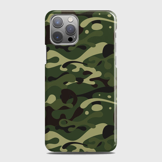 iPhone 12 Pro Max Cover - Camo Series - Forest Green Design - Matte Finish - Snap On Hard Case with LifeTime Colors Guarantee