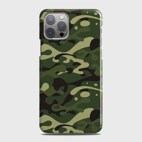 iPhone 12 Pro Max Cover - Camo Series - Forest Green Design - Matte Finish - Snap On Hard Case with LifeTime Colors Guarantee