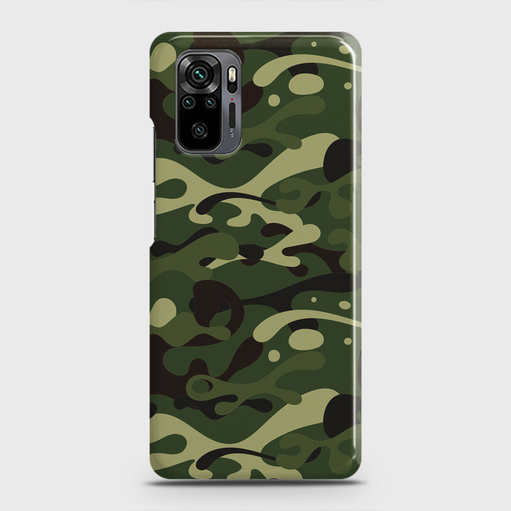 Xiaomi Redmi Note 10 Pro Cover - Camo Series - Forest Green Design - Matte Finish - Snap On Hard Case with LifeTime Colors Guarantee