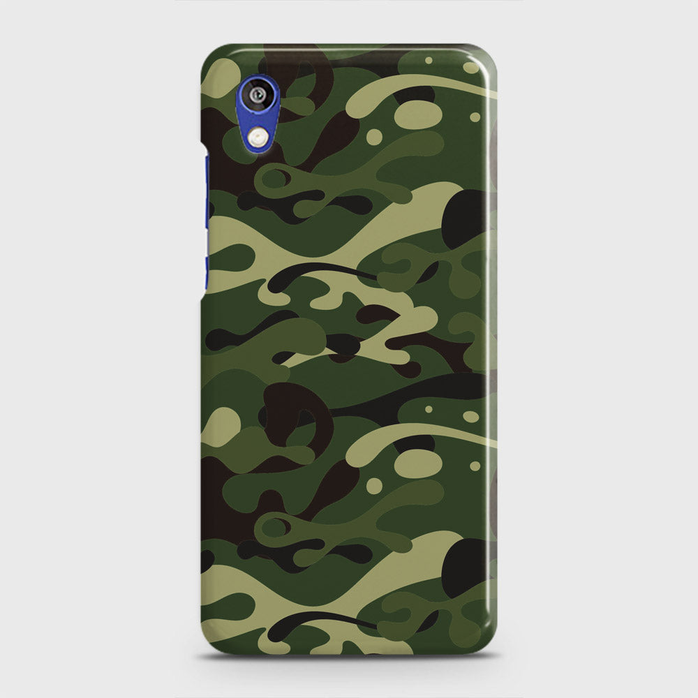 Honor 8S Cover - Camo Series - Forest Green Design - Matte Finish - Snap On Hard Case with LifeTime Colors Guarantee