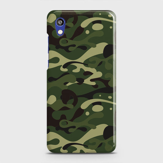 Honor 8S Cover - Camo Series - Forest Green Design - Matte Finish - Snap On Hard Case with LifeTime Colors Guarantee