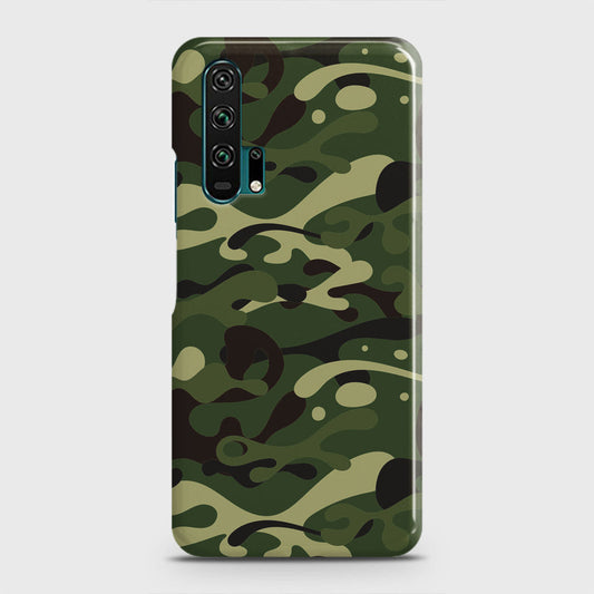 Honor 20 Pro Cover - Camo Series - Forest Green Design - Matte Finish - Snap On Hard Case with LifeTime Colors Guarantee