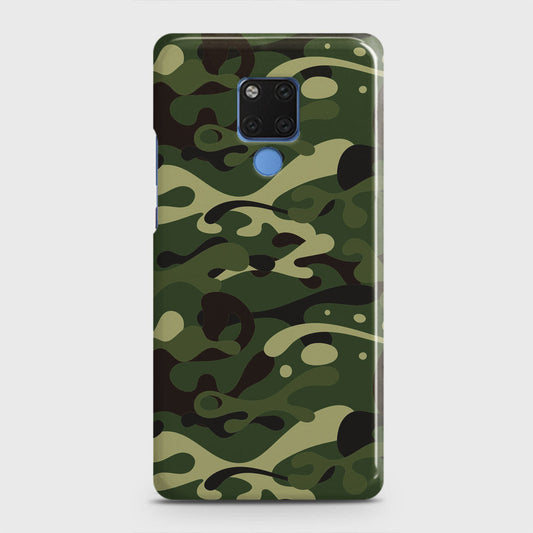 Huawei Mate 20 Cover - Camo Series - Forest Green Design - Matte Finish - Snap On Hard Case with LifeTime Colors Guarantee