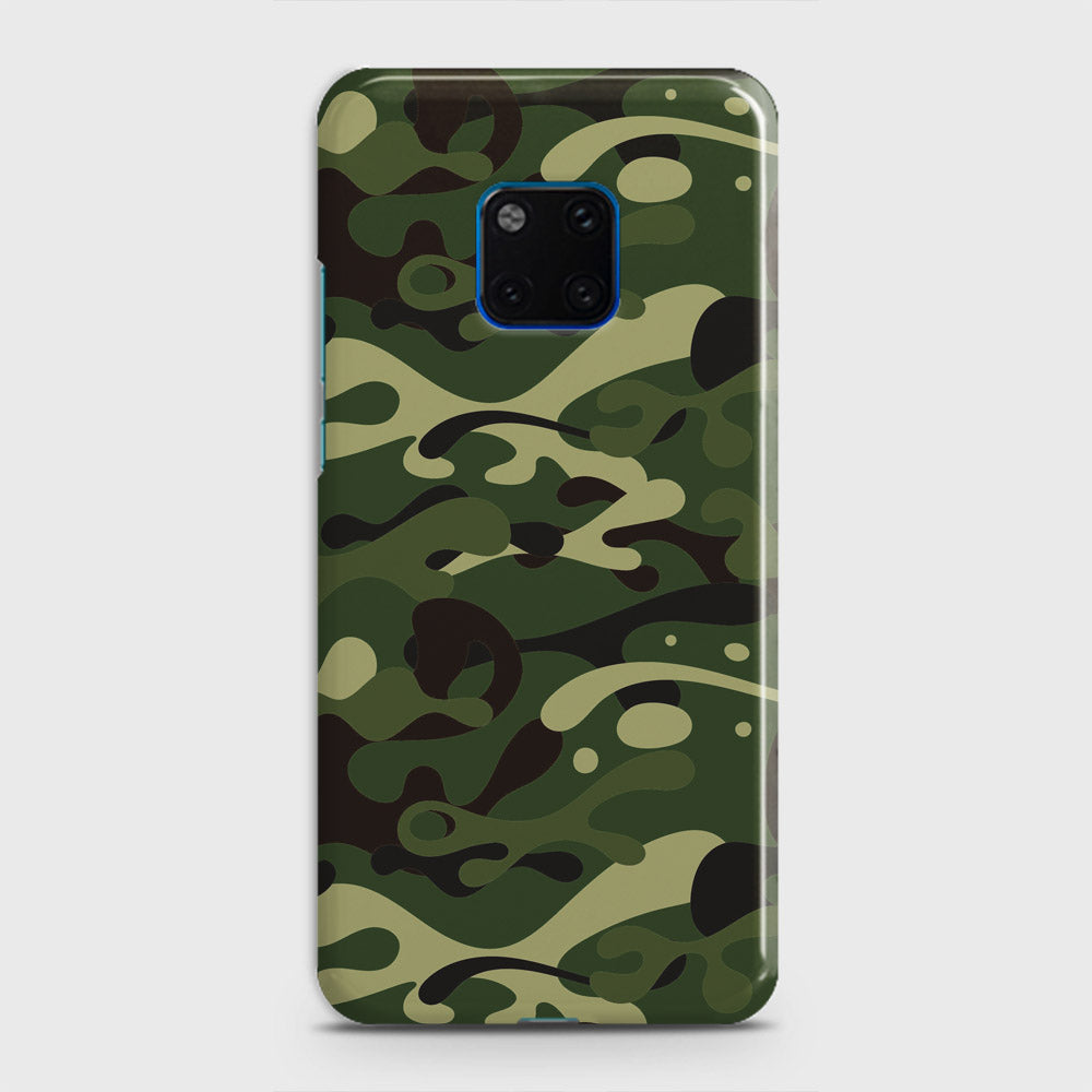 Huawei Mate 20 Pro Cover - Camo Series - Forest Green Design - Matte Finish - Snap On Hard Case with LifeTime Colors Guarantee