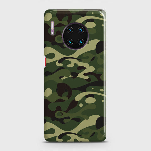 Huawei Mate 30 Pro Cover - Camo Series - Forest Green Design - Matte Finish - Snap On Hard Case with LifeTime Colors Guarantee