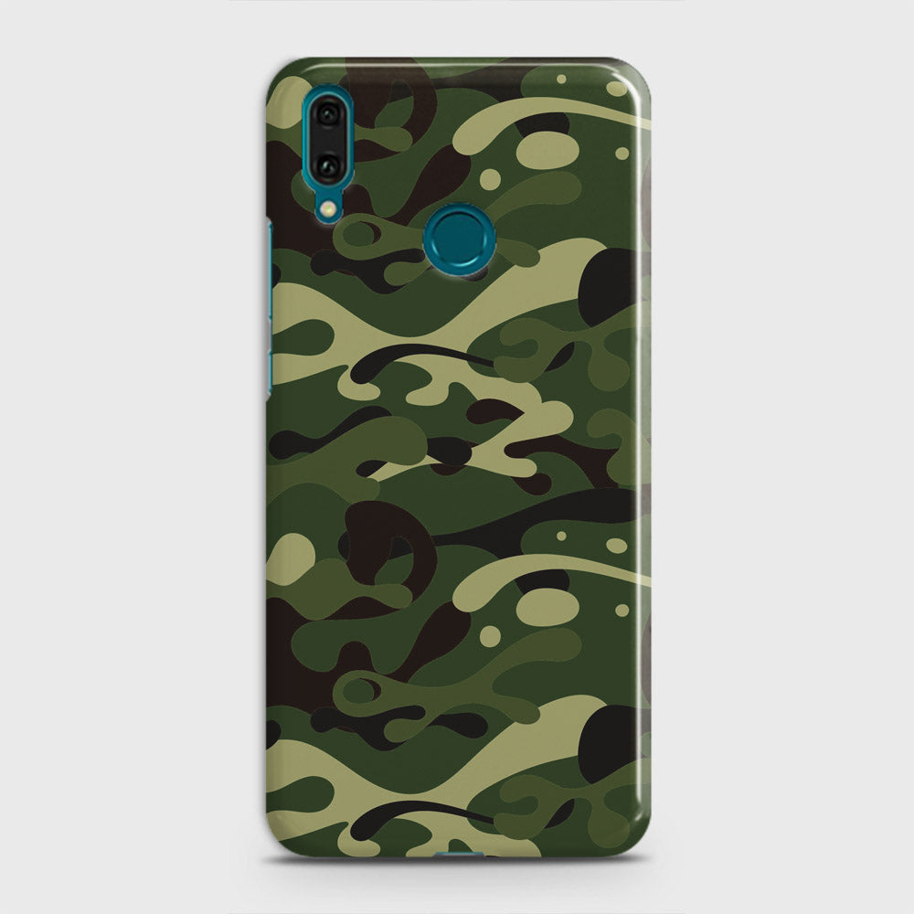 Huawei P Smart Plus Cover - Camo Series - Forest Green Design - Matte Finish - Snap On Hard Case with LifeTime Colors Guarantee