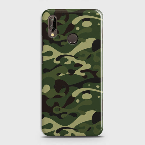 Huawei Nova 3 Cover - Camo Series - Forest Green Design - Matte Finish - Snap On Hard Case with LifeTime Colors Guarantee