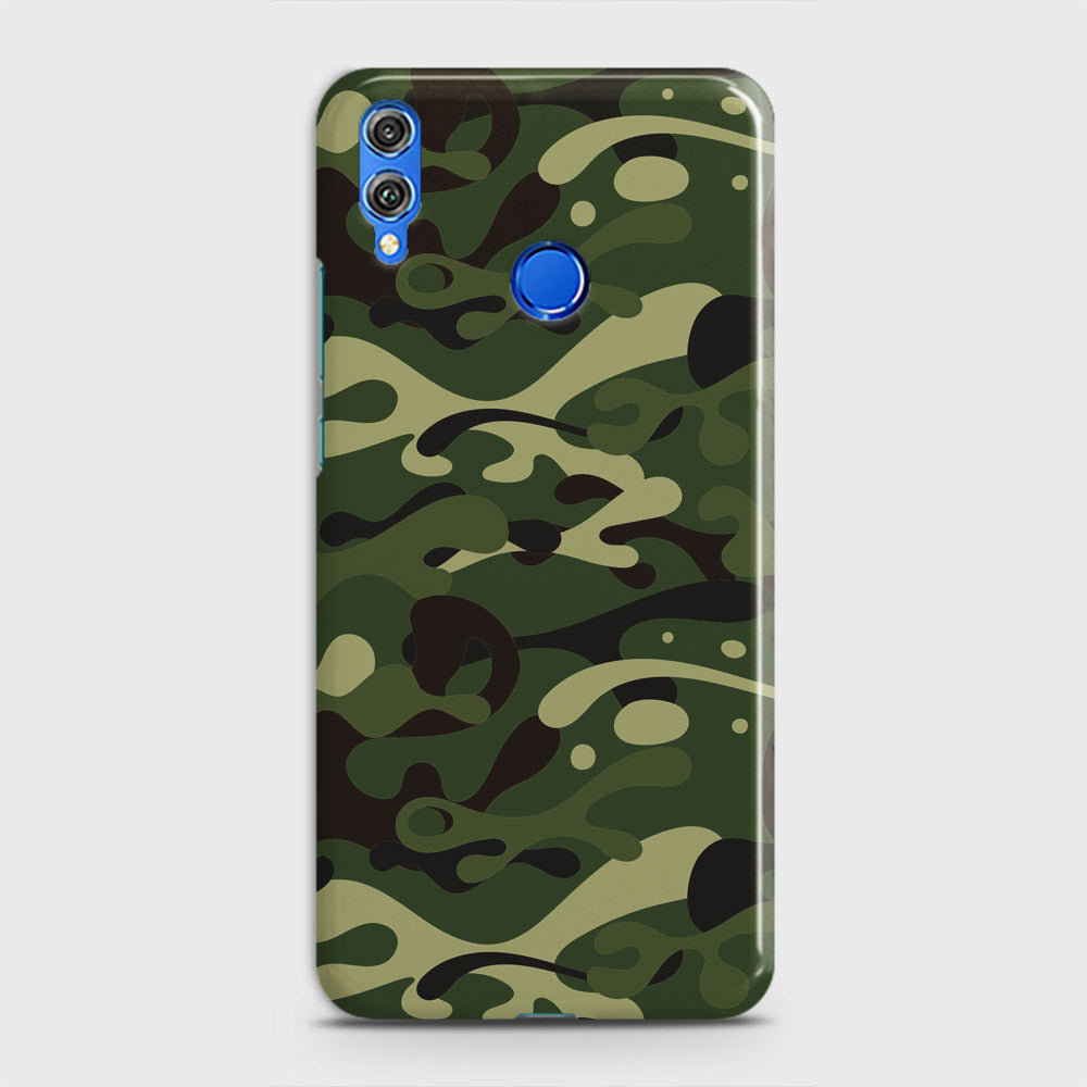 Huawei P smart 2019 Cover - Camo Series - Forest Green Design - Matte Finish - Snap On Hard Case with LifeTime Colors Guarantee