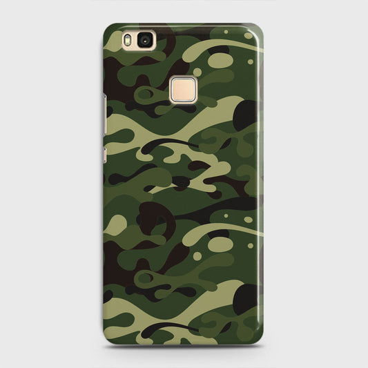 Huawei P9 Lite Cover - Camo Series - Forest Green Design - Matte Finish - Snap On Hard Case with LifeTime Colors Guarantee