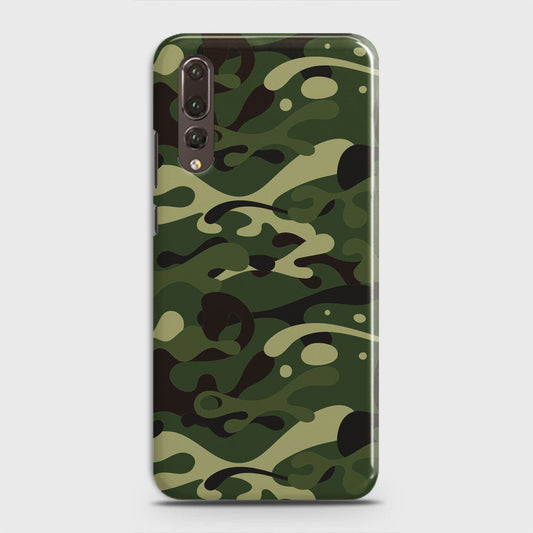 Huawei P20 Pro Cover - Camo Series - Forest Green Design - Matte Finish - Snap On Hard Case with LifeTime Colors Guarantee
