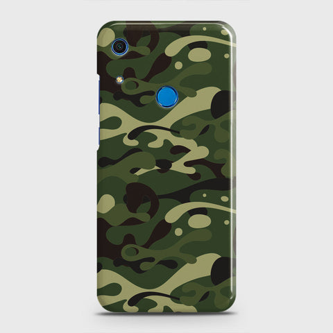 Huawei Y6s 2019 Cover - Camo Series - Forest Green Design - Matte Finish - Snap On Hard Case with LifeTime Colors Guarantee