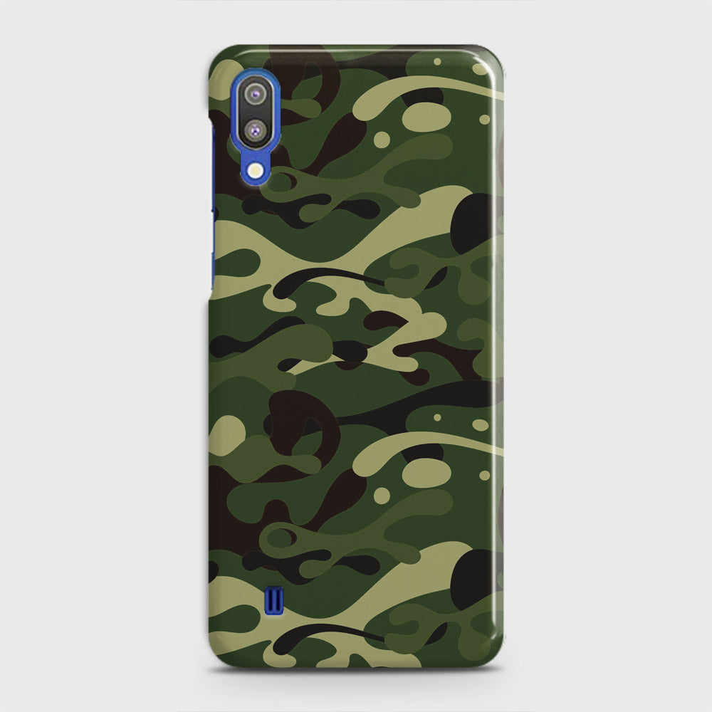 Samsung Galaxy M10 Cover - Camo Series - Forest Green Design - Matte Finish - Snap On Hard Case with LifeTime Colors Guarantee