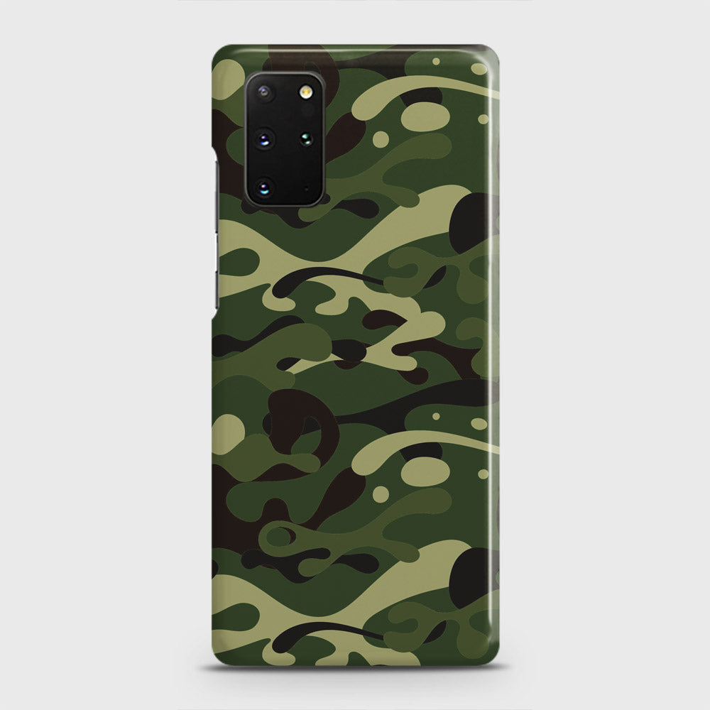 Samsung Galaxy S20 Plus Cover - Camo Series - Forest Green Design - Matte Finish - Snap On Hard Case with LifeTime Colors Guarantee
