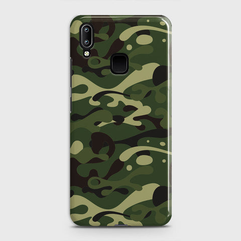 Vivo Y91 Cover - Camo Series - Forest Green Design - Matte Finish - Snap On Hard Case with LifeTime Colors Guarantee