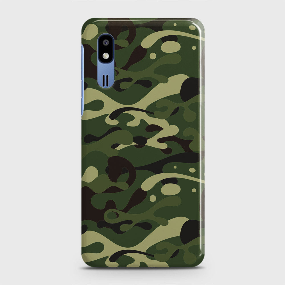 Samsung Galaxy A2 Core Cover - Camo Series - Forest Green Design - Matte Finish - Snap On Hard Case with LifeTime Colors Guarantee