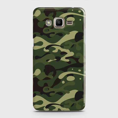 Samsung Galaxy J7 Core Cover - Camo Series - Forest Green Design - Matte Finish - Snap On Hard Case with LifeTime Colors Guarantee