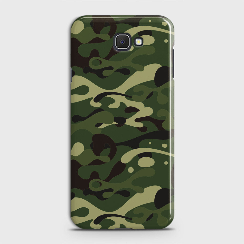 Samsung Galaxy J4 Core Cover - Camo Series - Forest Green Design - Matte Finish - Snap On Hard Case with LifeTime Colors Guarantee