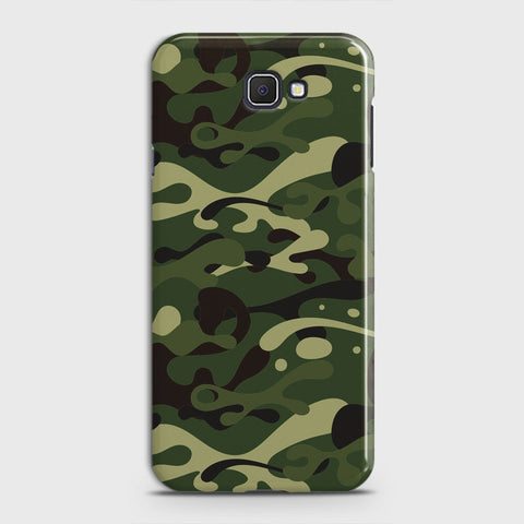 Samsung Galaxy J7 Prime Cover - Camo Series - Forest Green Design - Matte Finish - Snap On Hard Case with LifeTime Colors Guarantee