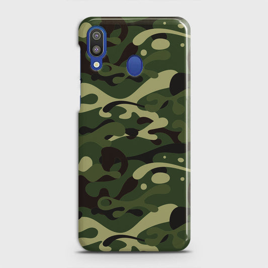 Samsung Galaxy M20 Cover - Camo Series - Forest Green Design - Matte Finish - Snap On Hard Case with LifeTime Colors Guarantee